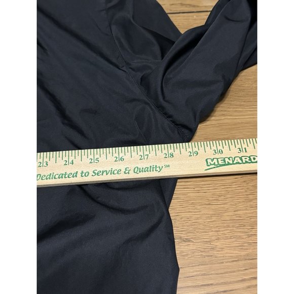 Polo Ralph Lauren Windbreaker Mens XL Black Golf Crest Pullover Lined Zip VTG - Picture 6 of 14